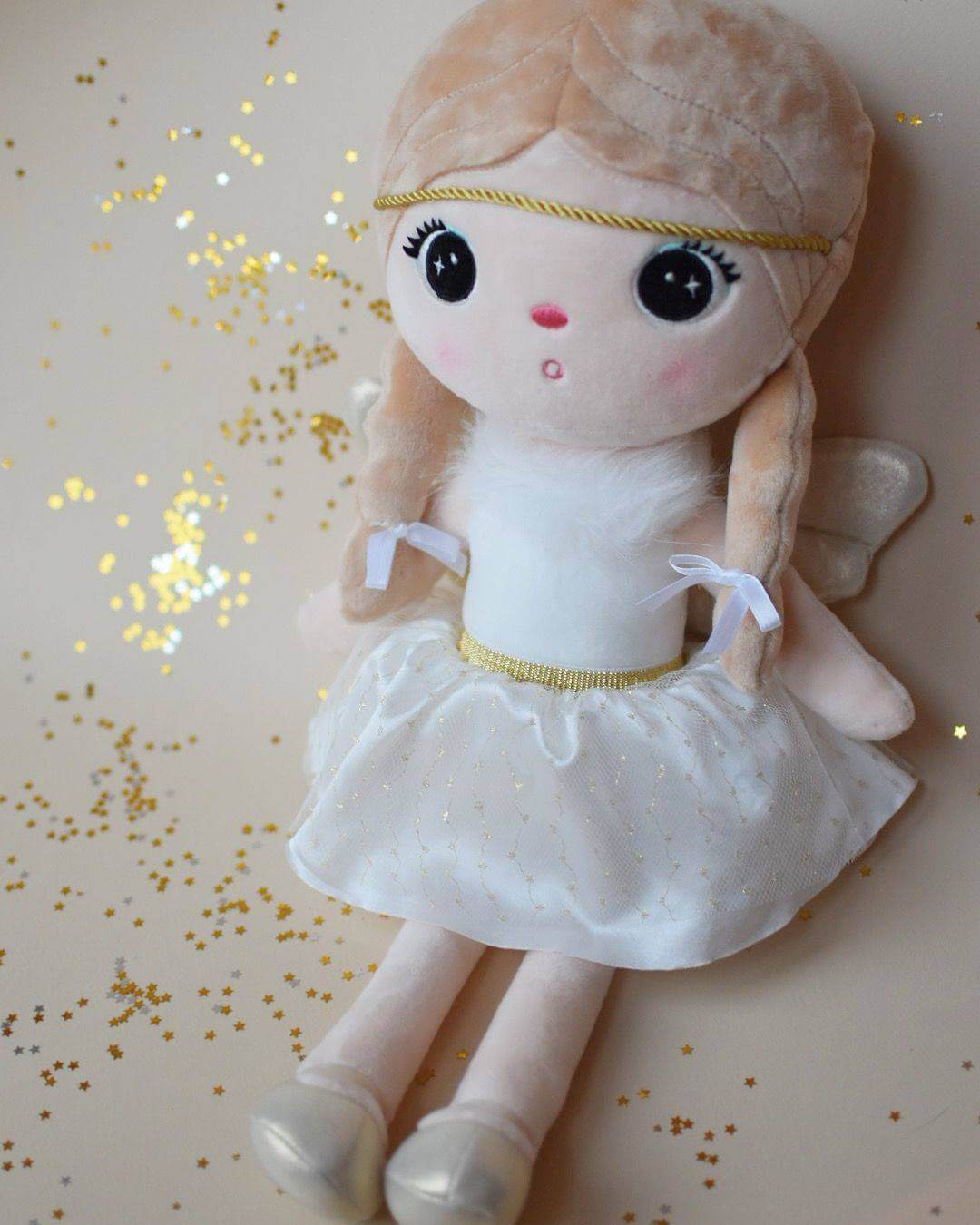 Stoffpuppe White Angel Doll