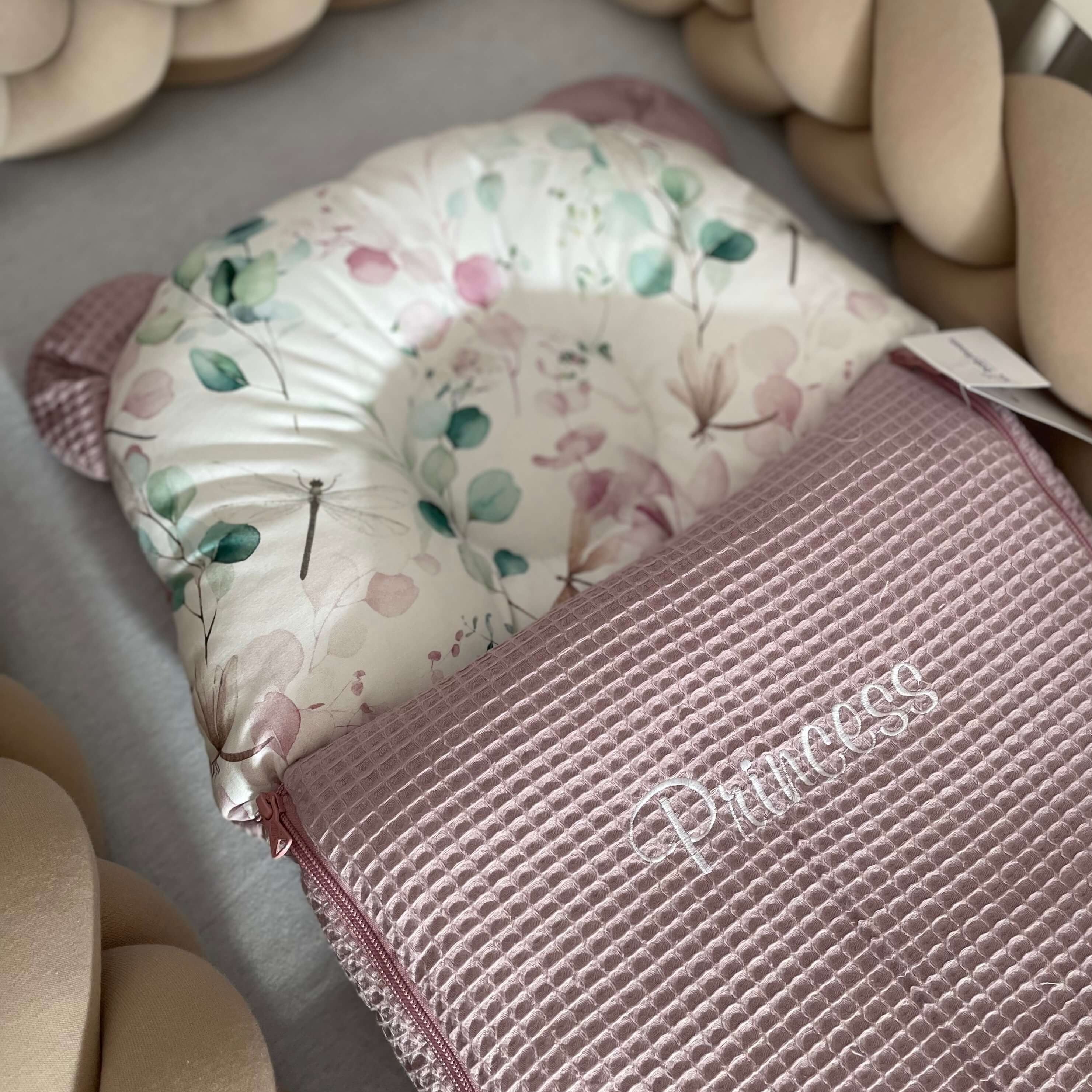Babyschlafsack mit Bärenohren | Premium Baumwolle & Waffelpique