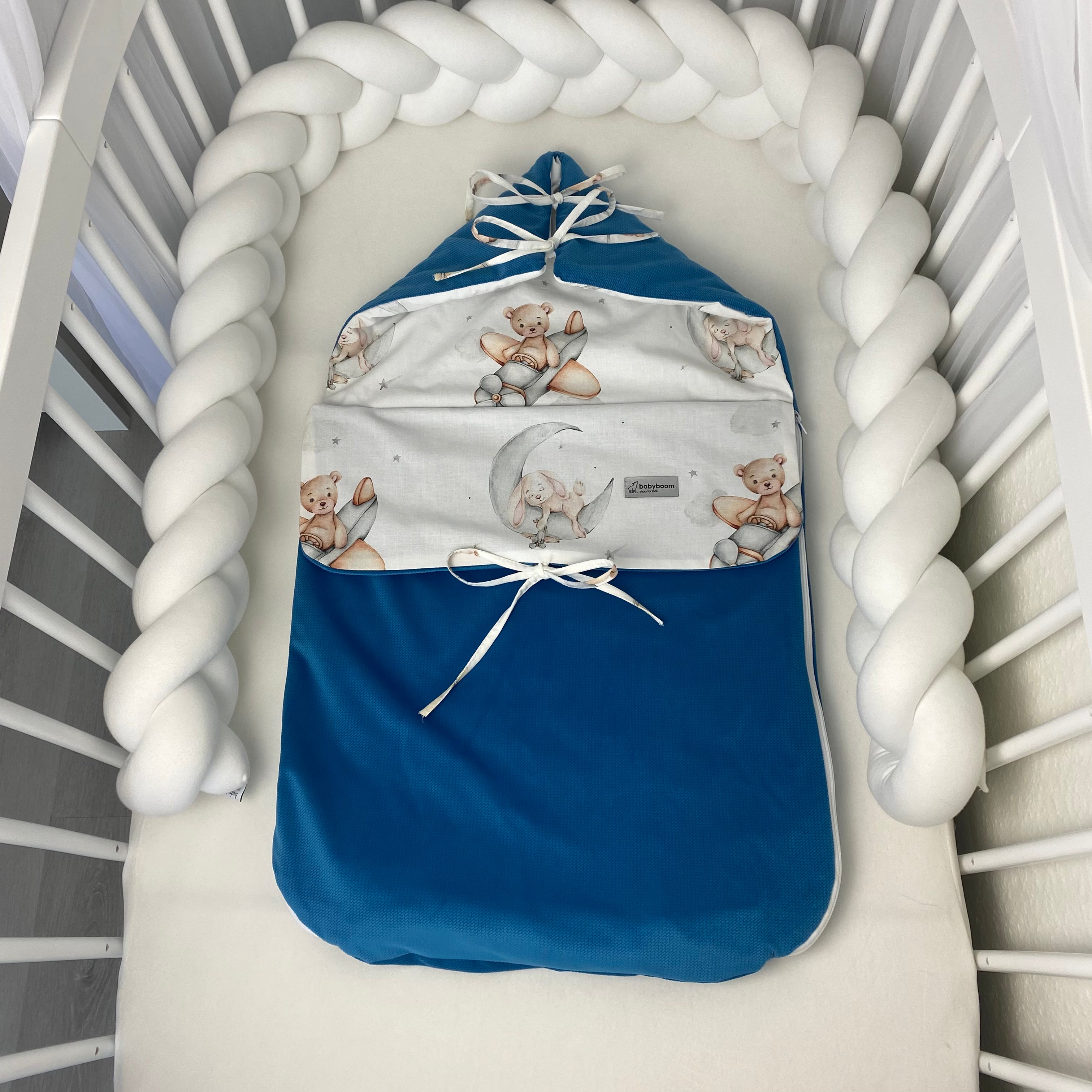 Premium Babyschlafsack | Premium Baumwolle & Samt-Stoff