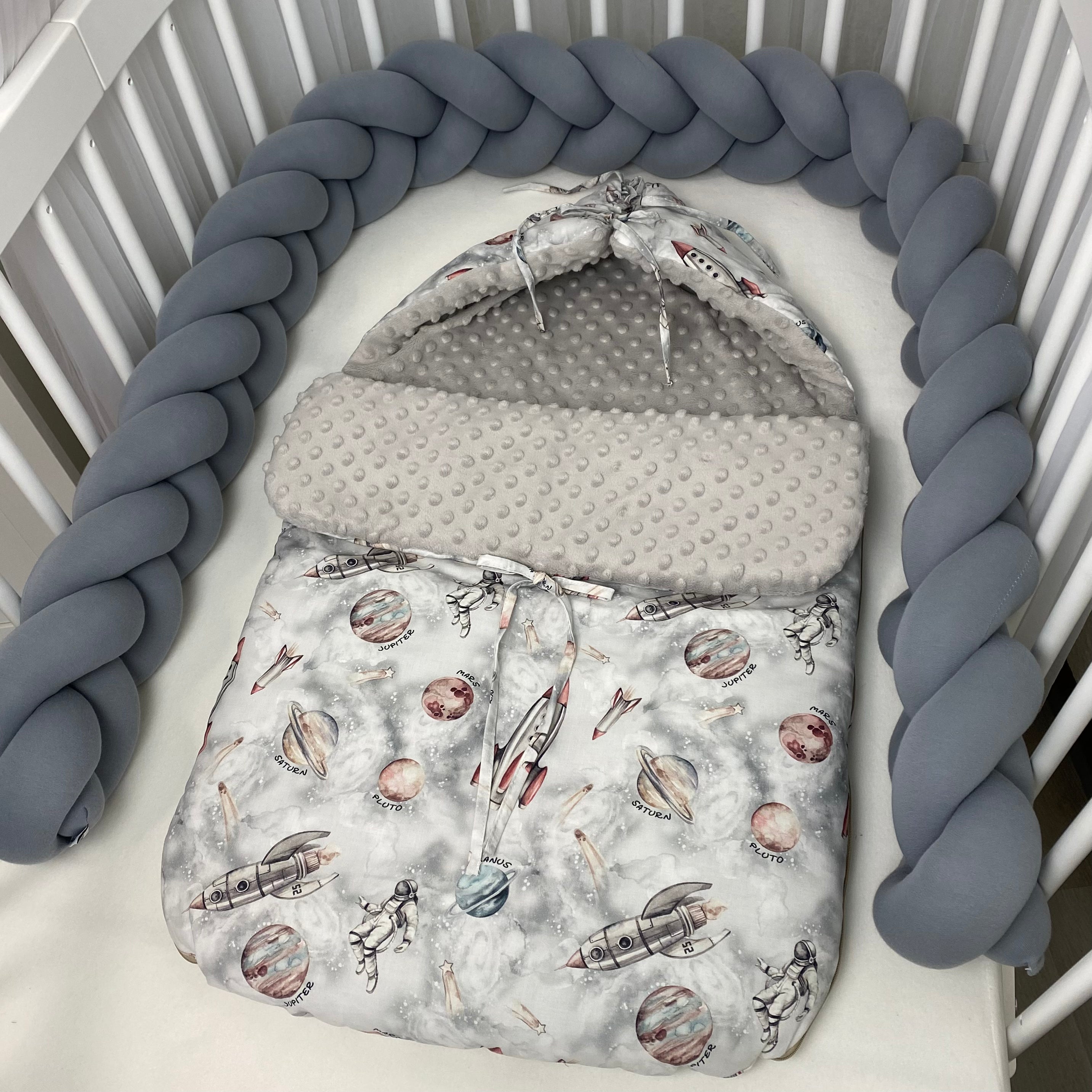 Premium Babyschlafsack | Minky & Premium Baumwolle