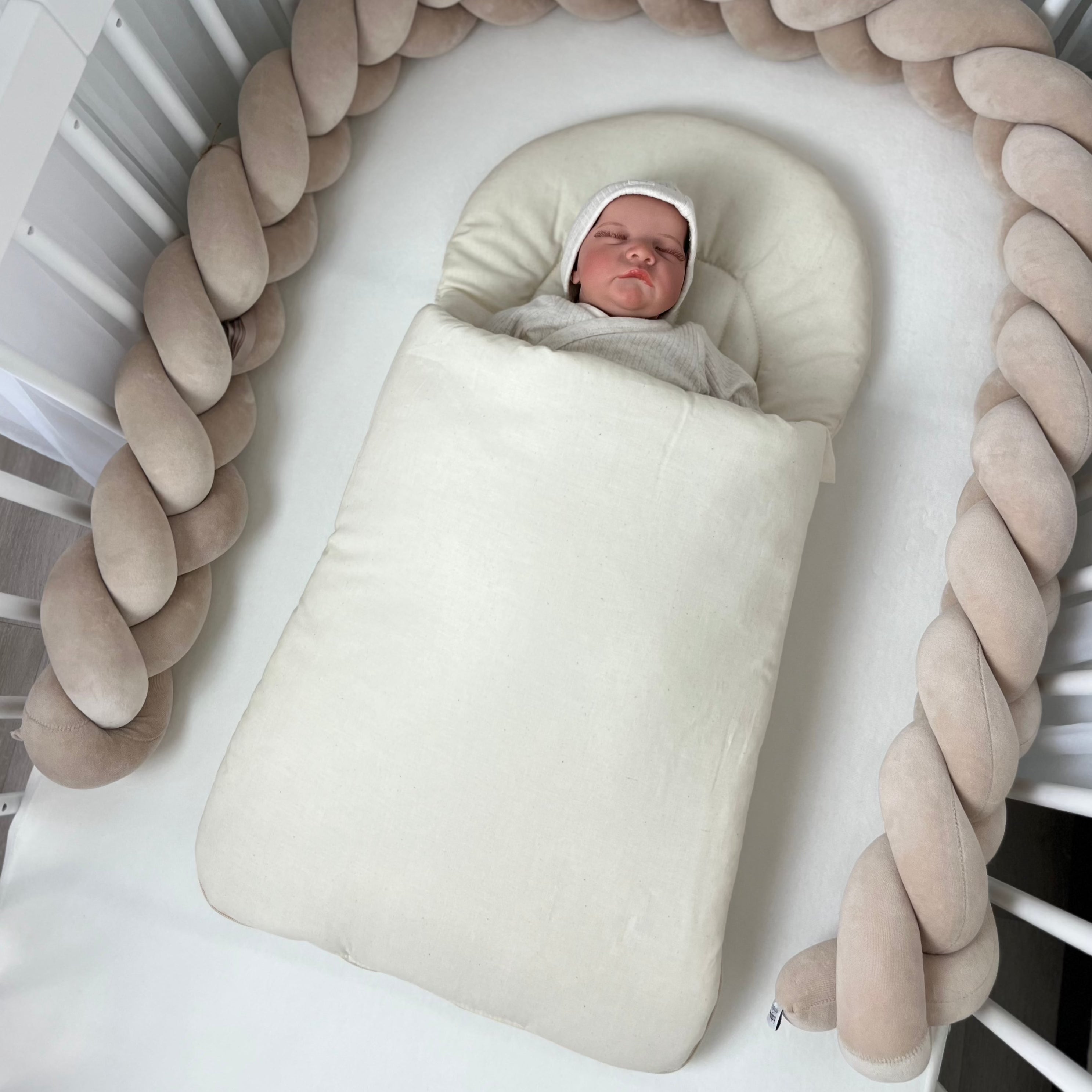 Flacher Babyschlafsack mit Wellenschnitt ORGANIC | ORGANISCHE BIO-BAUMWOLLE