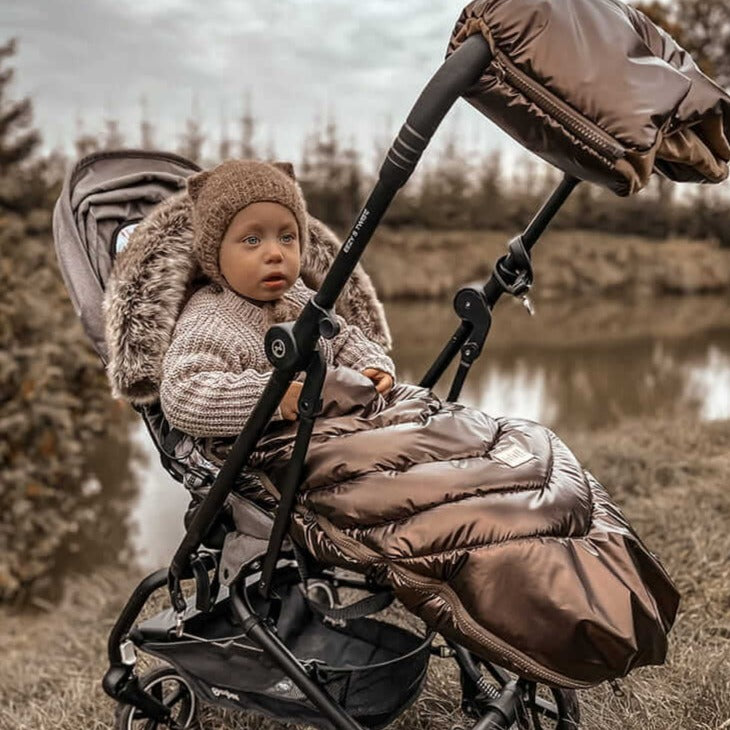 Winterfußsack SHINY für Baby & Kleinkind | Samt & Premium Polyester